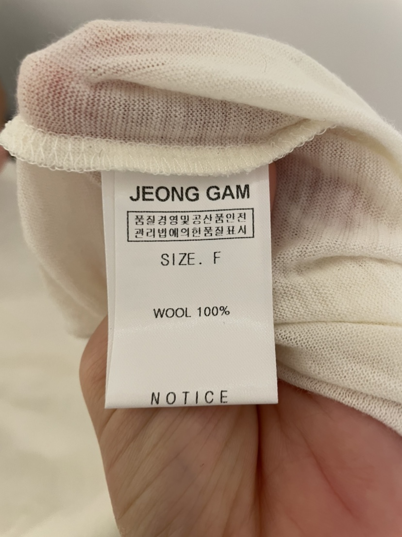 JEONG GAM STUDIOS韓國直郵㊣女士新款時尚25秋冬長袖T恤JEONG GAM長袖T恤