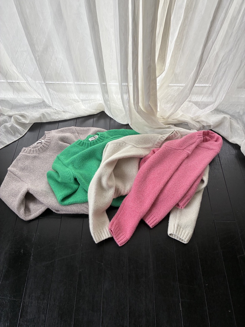 ERUME韓國代購㊣女裝新品25秋冬休閑熱賣推薦真品職業針織衫ERUME針織衫