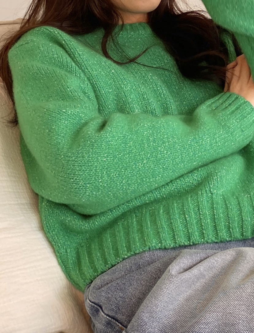 ERUME韓國代購㊣女裝新品25秋冬休閑熱賣推薦真品職業針織衫ERUME針織衫