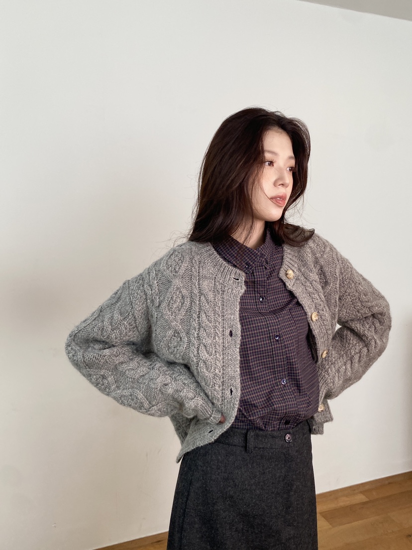 ERUME韓國代購㊣女裝新品25秋冬休閑熱賣推薦真品職業針織衫ERUME針織衫