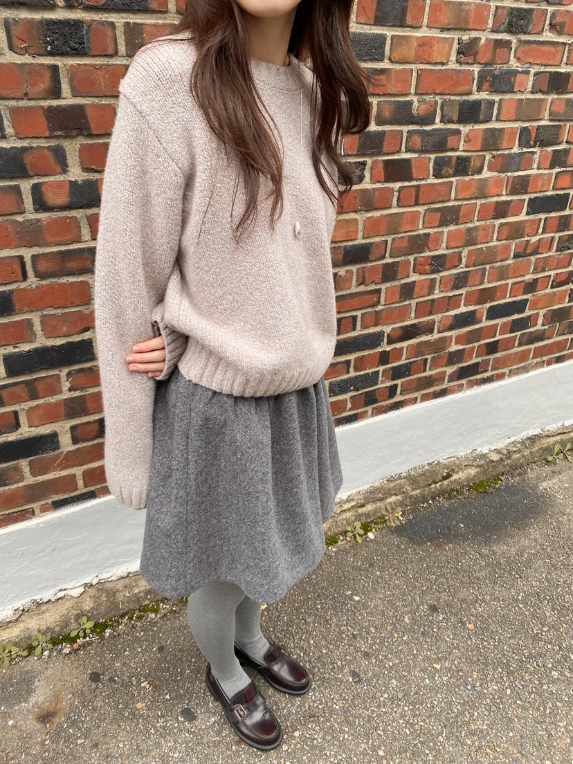 ERUME韓國代購㊣女裝新品25秋冬休閑熱賣推薦真品職業針織衫ERUME針織衫