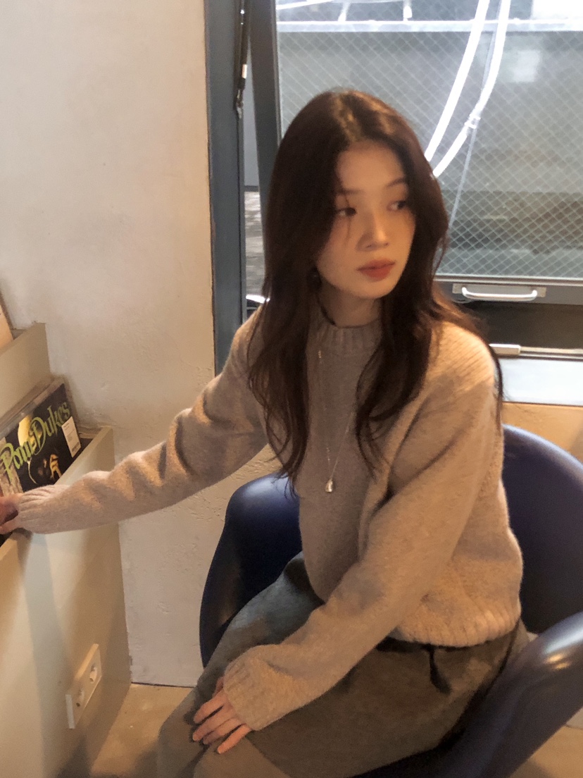 ERUME韓國代購㊣女裝新品25秋冬休閑熱賣推薦真品職業針織衫ERUME針織衫