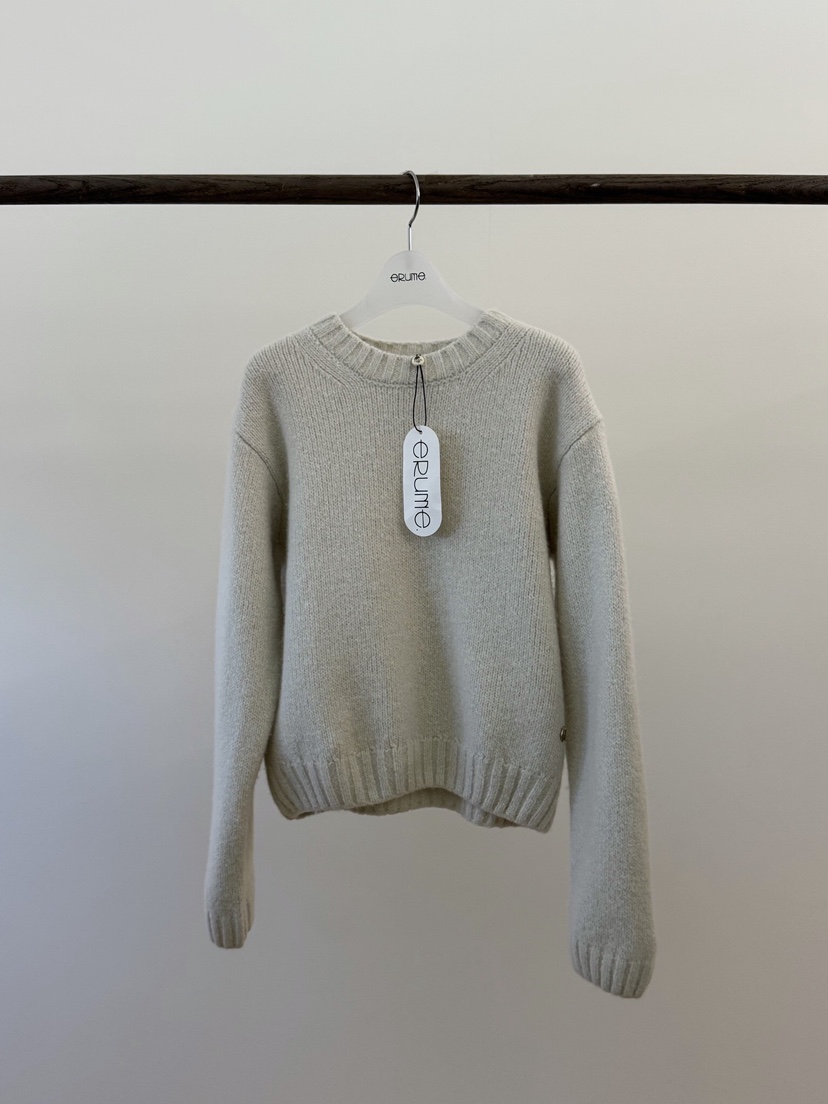 ERUME韓國代購㊣女裝新品25秋冬休閑熱賣推薦真品職業針織衫ERUME針織衫