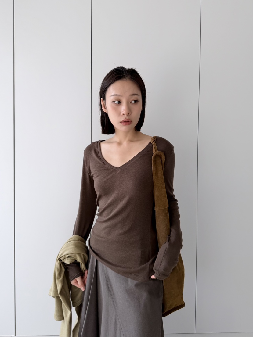 KARE/WEREPIECE東大門㊣實拍女士新品職業熱賣長袖T恤羊毛KARE/WEREPIECE長袖T恤