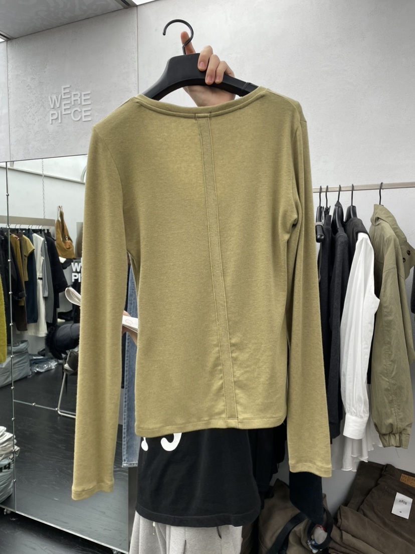 KARE/WEREPIECE東大門㊣實拍女士新品職業熱賣長袖T恤羊毛KARE/WEREPIECE長袖T恤