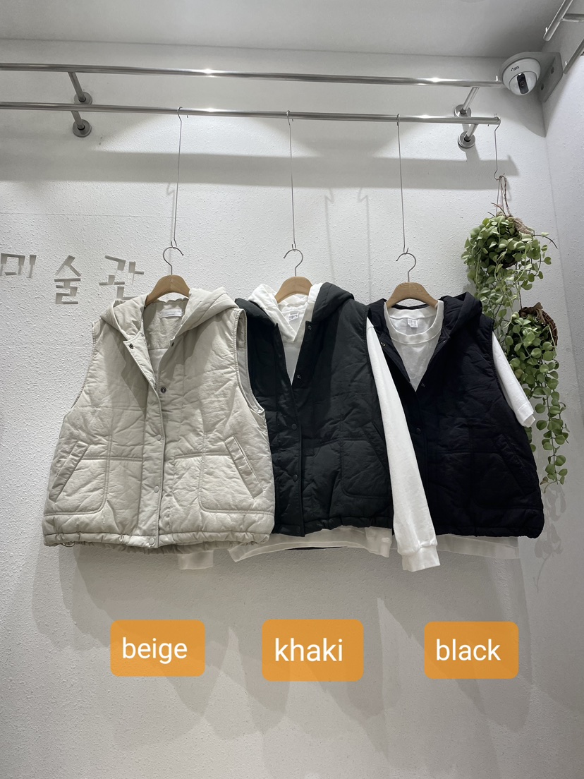 GALLERY-A東大門㊣直郵女裝新品人氣時尚馬甲不含內搭連帽GALLERY馬甲