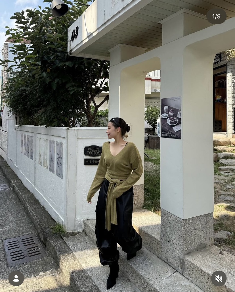 OKIE東大門㊣代購女裝新款25秋冬推薦人氣職業真品時尚休閑褲OKIE休閑褲