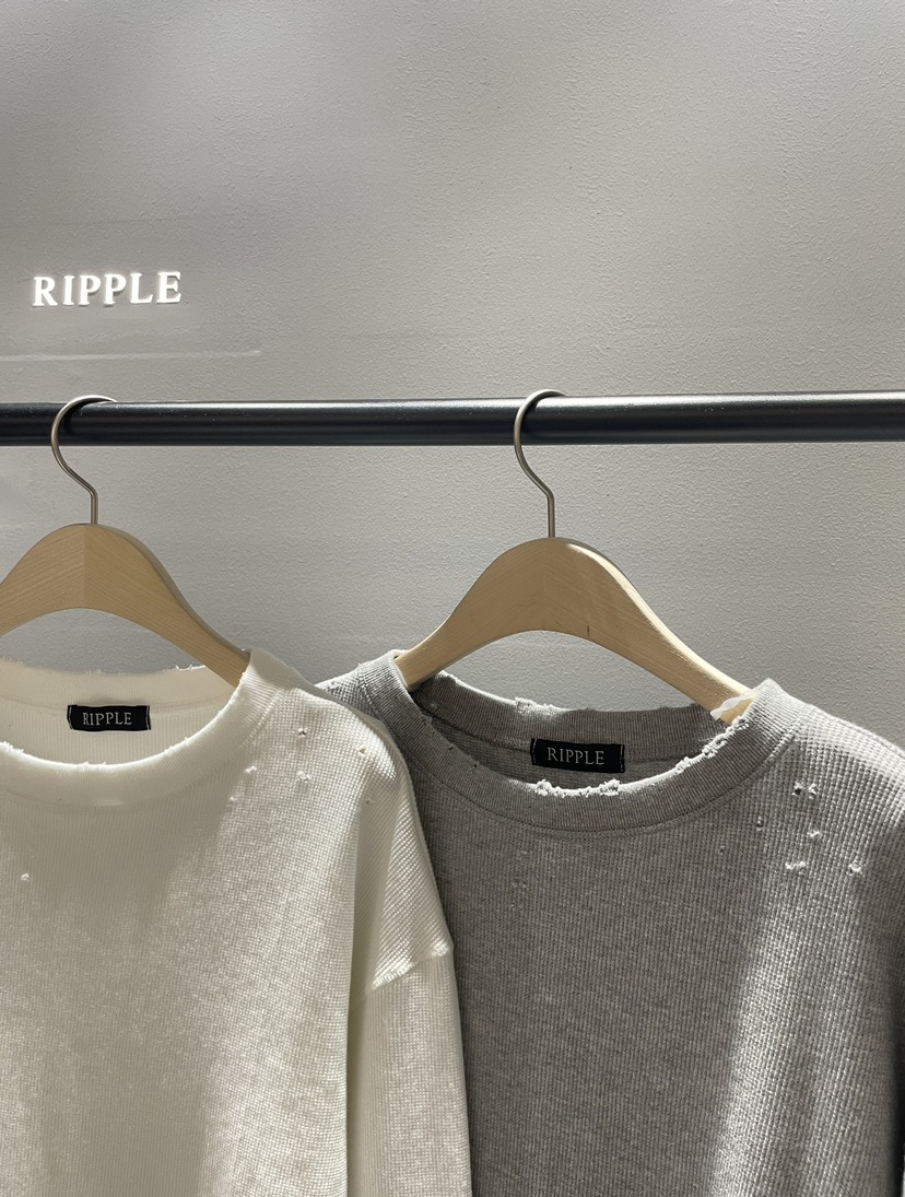 RIPPLE韓國代購㊣女裝新品人氣休閑熱賣職業25秋冬時尚長袖T恤RIPPLE長袖T恤