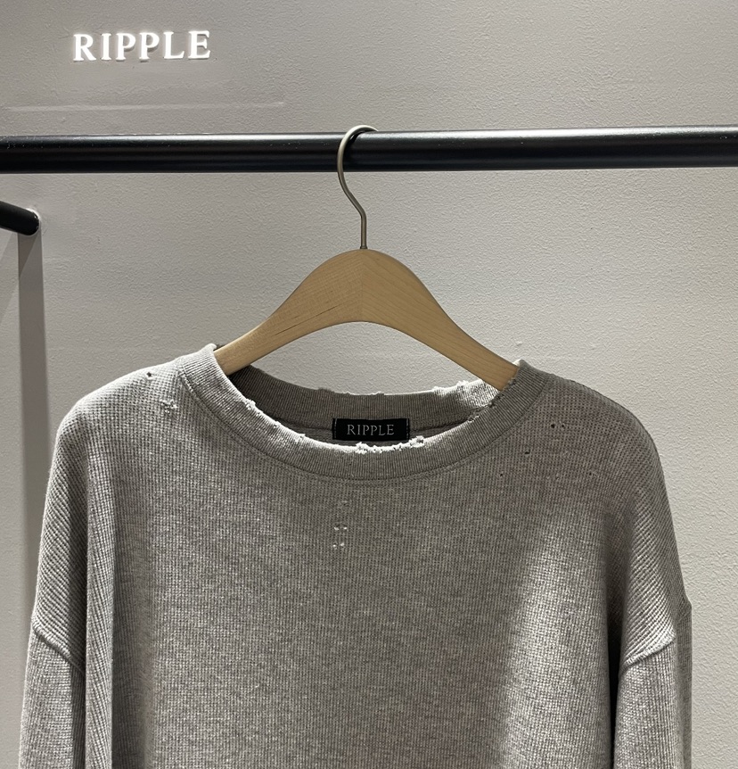RIPPLE韓國代購㊣女裝新品人氣休閑熱賣職業25秋冬時尚長袖T恤RIPPLE長袖T恤