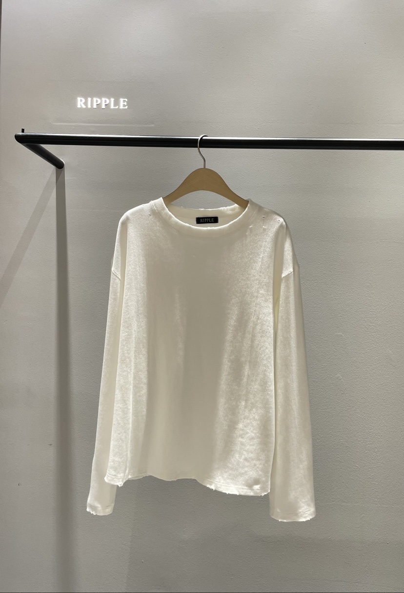 RIPPLE韓國代購㊣女裝新品人氣休閑熱賣職業25秋冬時尚長袖T恤RIPPLE長袖T恤