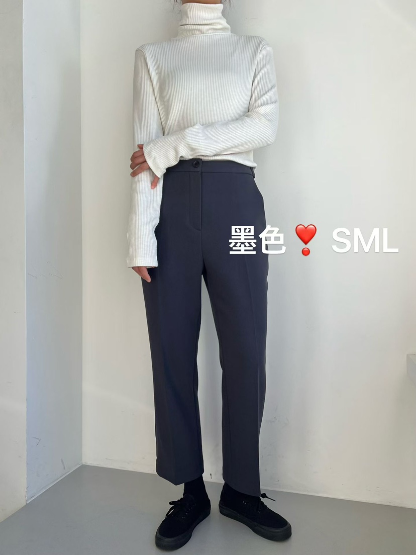 URBANE cloth東大門㊣代購女裝新品時尚真品職業休閑褲加絨URBANE cloth休閑褲