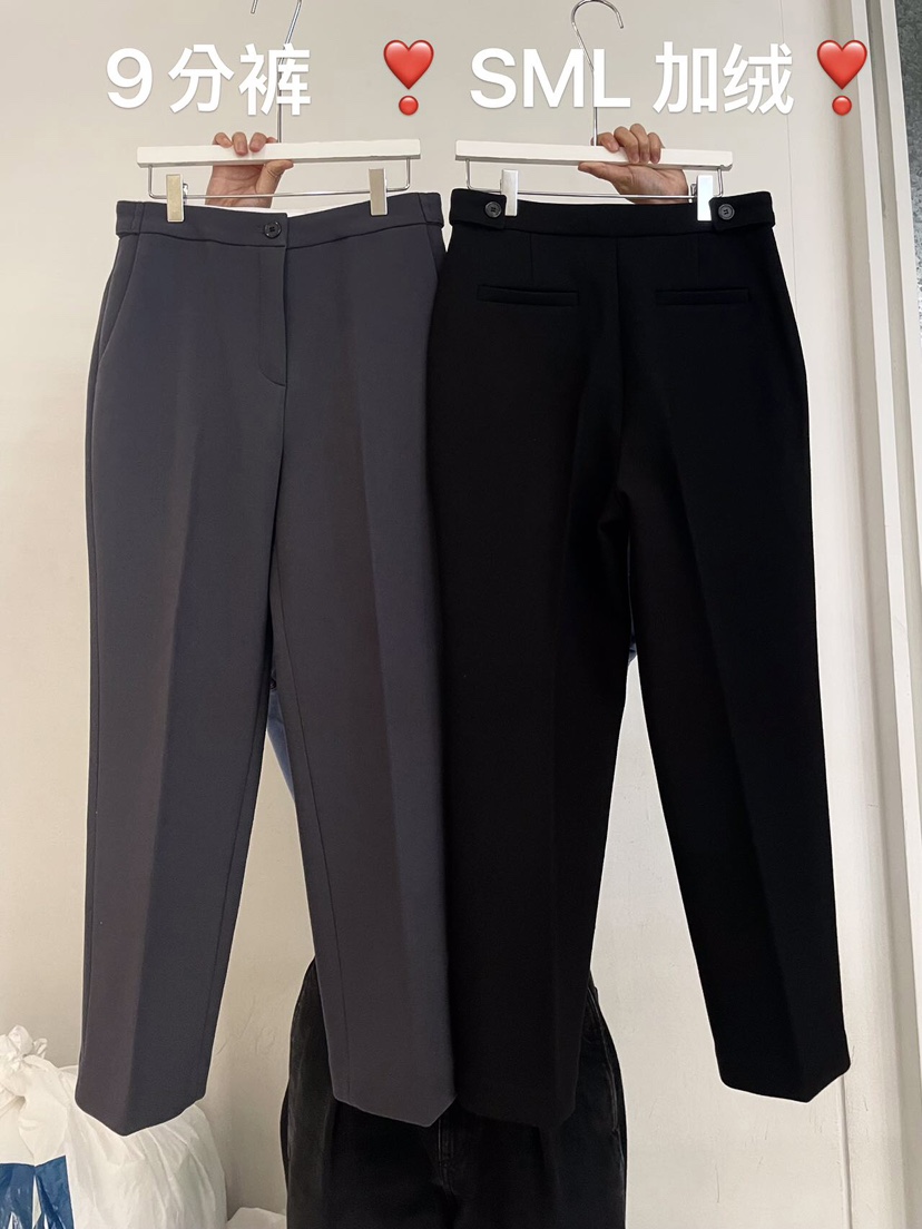 URBANE cloth東大門㊣代購女裝新品時尚真品職業休閑褲加絨URBANE cloth休閑褲