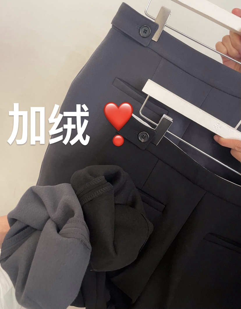 URBANE cloth東大門㊣代購女裝新品時尚真品職業休閑褲加絨URBANE cloth休閑褲