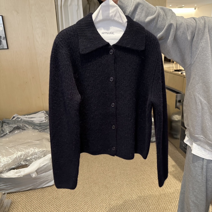 ARTISANAL韓國直郵㊣女士新品推薦職業時尚25秋冬真品熱賣夾克ARTISANAL夾克圖色4深藍色