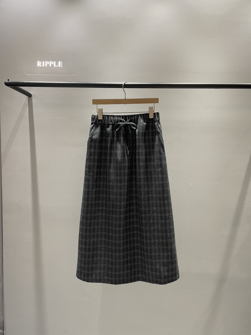 RIPPLE韓國直郵㊣女士新款休閑25秋冬人氣時尚熱賣真品長裙RIPPLE長裙圖色1