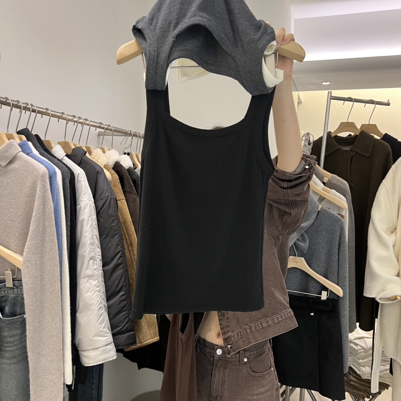 PHILO東大門㊣實拍女士新品職業推薦休閑熱賣25秋冬吊帶背心PHILO吊帶/背心圖色4