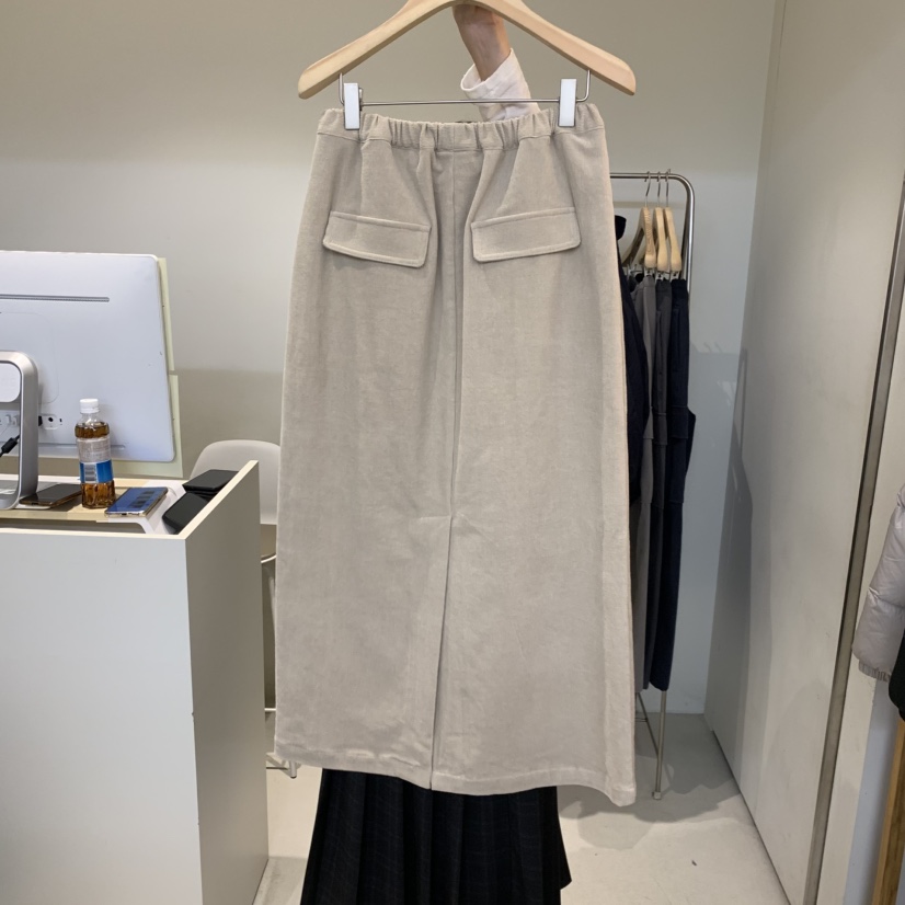 OUTRENE東大門㊣實拍女裝新款休閑推薦25秋冬時尚半身裙中短裙OUTRENE半身裙/中短裙