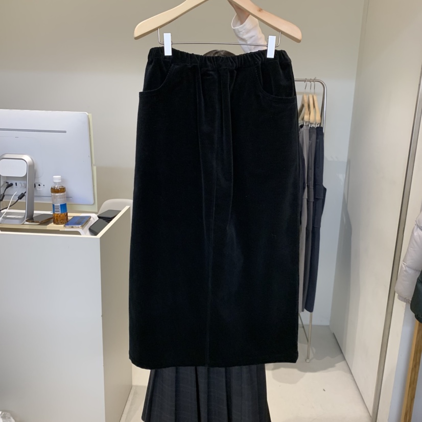 OUTRENE東大門㊣實拍女裝新款休閑推薦25秋冬時尚半身裙中短裙OUTRENE半身裙/中短裙圖色3