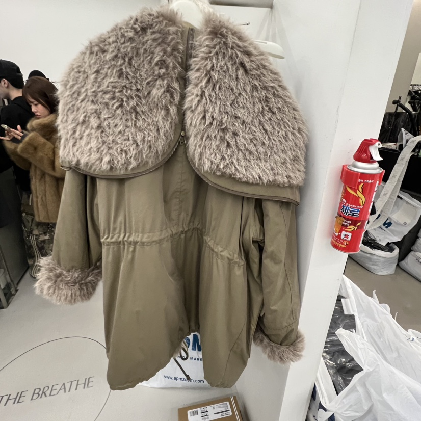 BREATHE韓國直郵㊣女士新品推薦職業時尚人氣25秋冬中長款大衣BREATHE中長款大衣