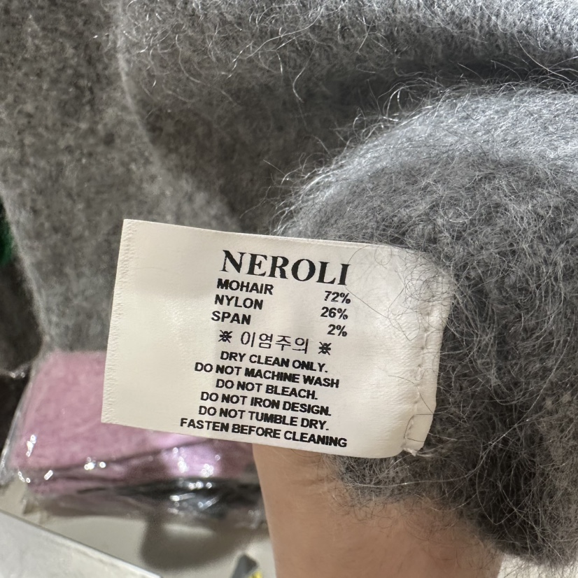 NEROLI 36東大門㊣實拍女士新品時尚休閑推薦真品毛衣馬海毛NEROLI 36毛衣