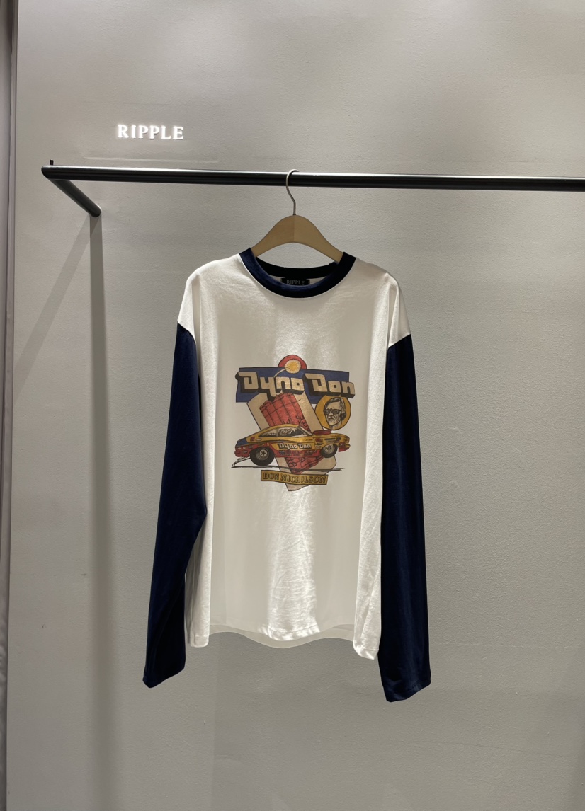 RIPPLE韓國代購㊣女裝新款真品職業25秋冬休閑熱賣人氣長袖T恤RIPPLE長袖T恤