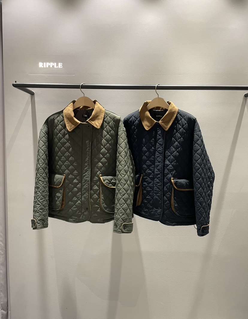 RIPPLE韓國直郵㊣女裝新款職業真品25秋冬推薦短款棉服絎縫RIPPLE短款棉服