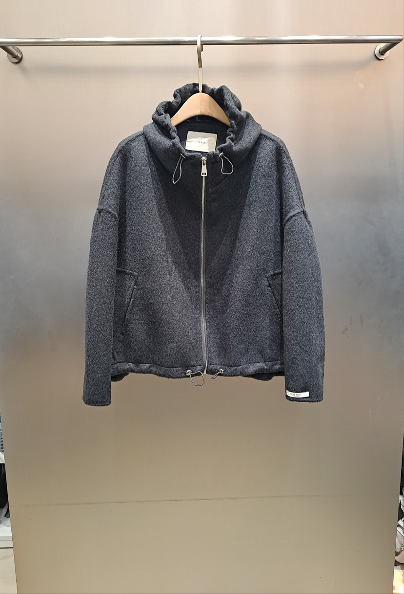 1 2ILLY-S東大門㊣直郵女裝新款休閑25秋冬職業短款大衣兜帽1 2ILLY/THE SIL短款大衣圖色2
