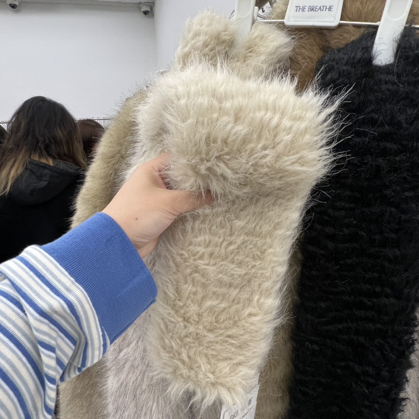 BREATHE韓國代購㊣女裝新款休閑人氣真品職業25秋冬圍巾披肩BREATHE圍巾/披肩圖色2