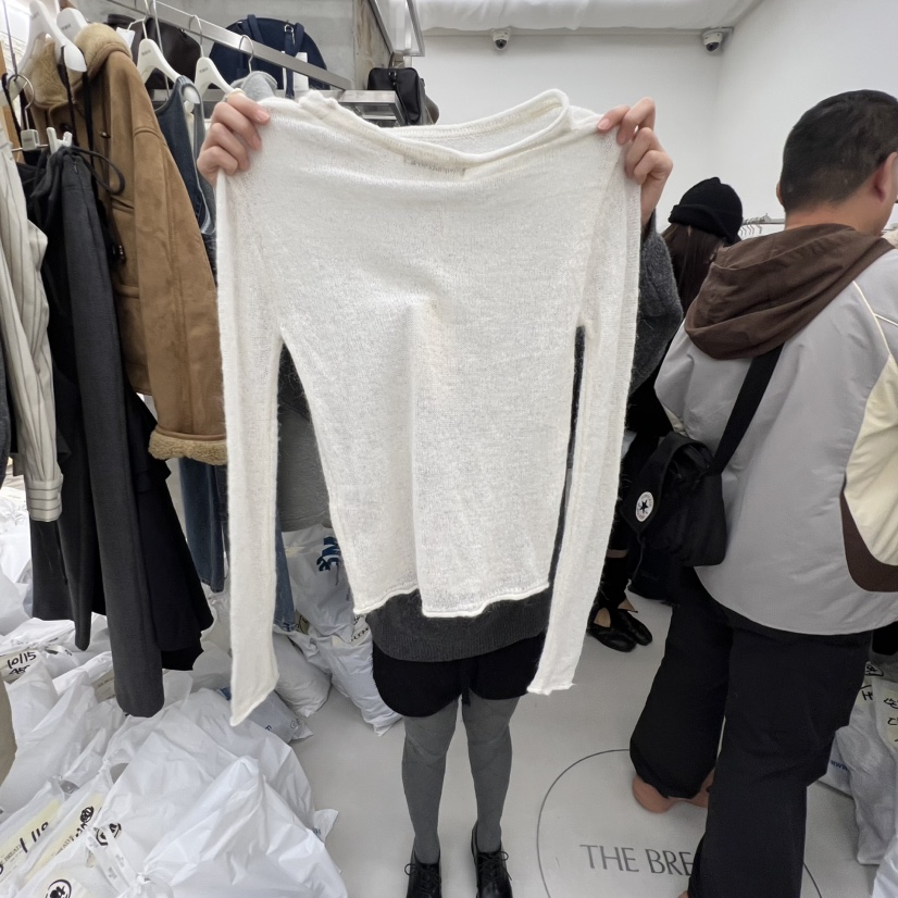 BREATHE韓國代購㊣女裝新品推薦真品25秋冬熱賣職業針織衫羊駝BREATHE針織衫圖色1
