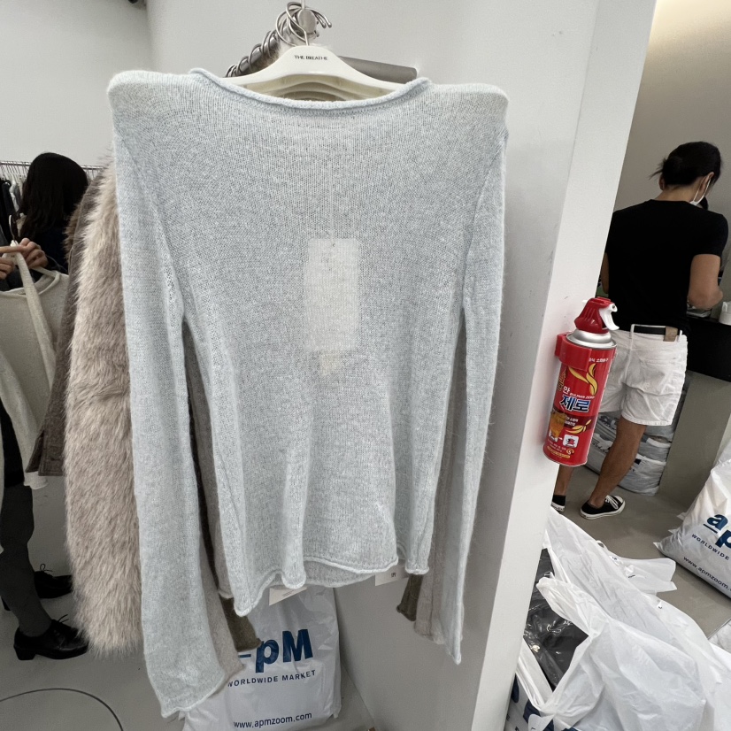 BREATHE韓國代購㊣女裝新品推薦真品25秋冬熱賣職業針織衫羊駝BREATHE針織衫圖色2