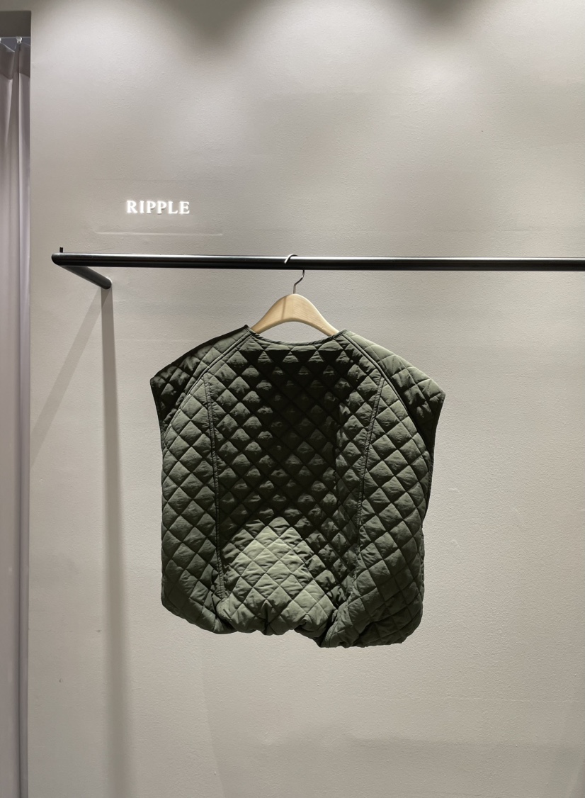 RIPPLE韓國代購㊣女士新品25秋冬真品職業推薦人氣馬甲絎縫RIPPLE馬甲