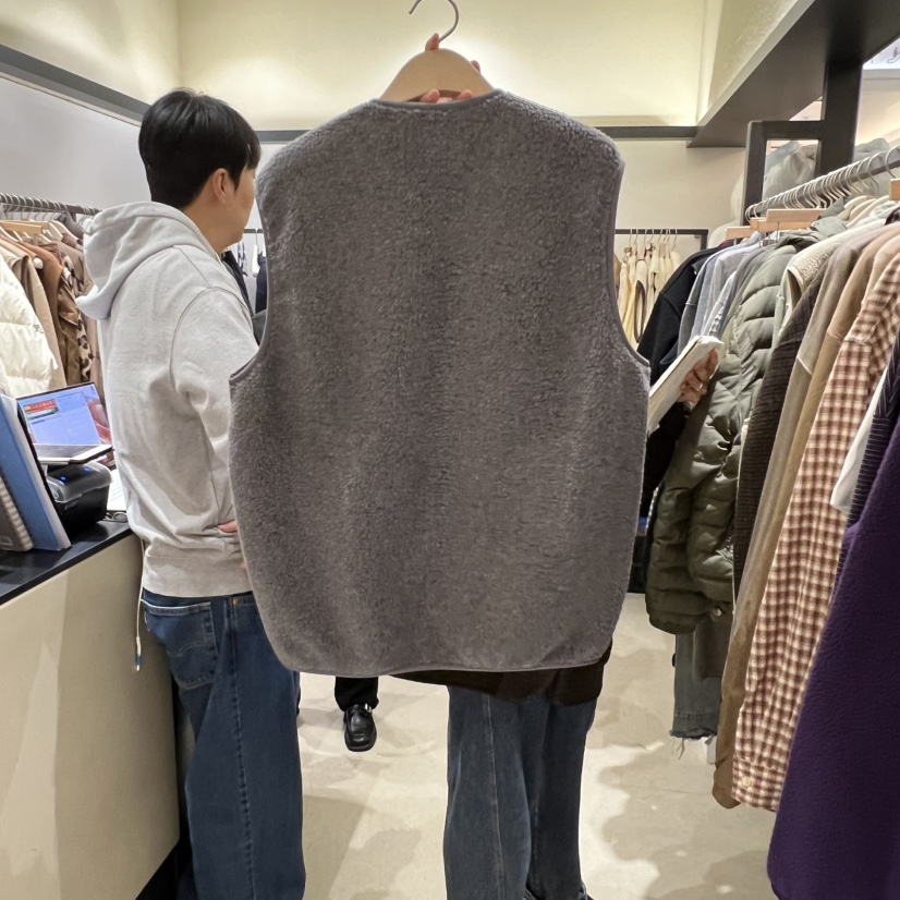 SELF SERVICE東大門㊣直郵女裝新品推薦熱賣25秋冬真品馬甲SELF SERVICE馬甲