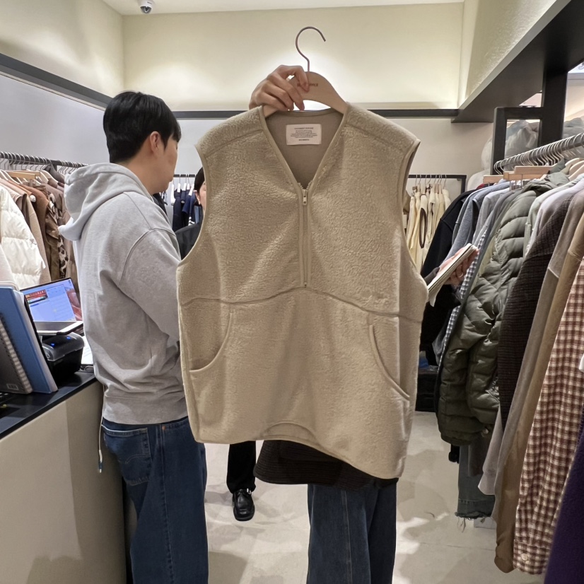 SELF SERVICE東大門㊣直郵女裝新品推薦熱賣25秋冬真品馬甲SELF SERVICE馬甲圖色3