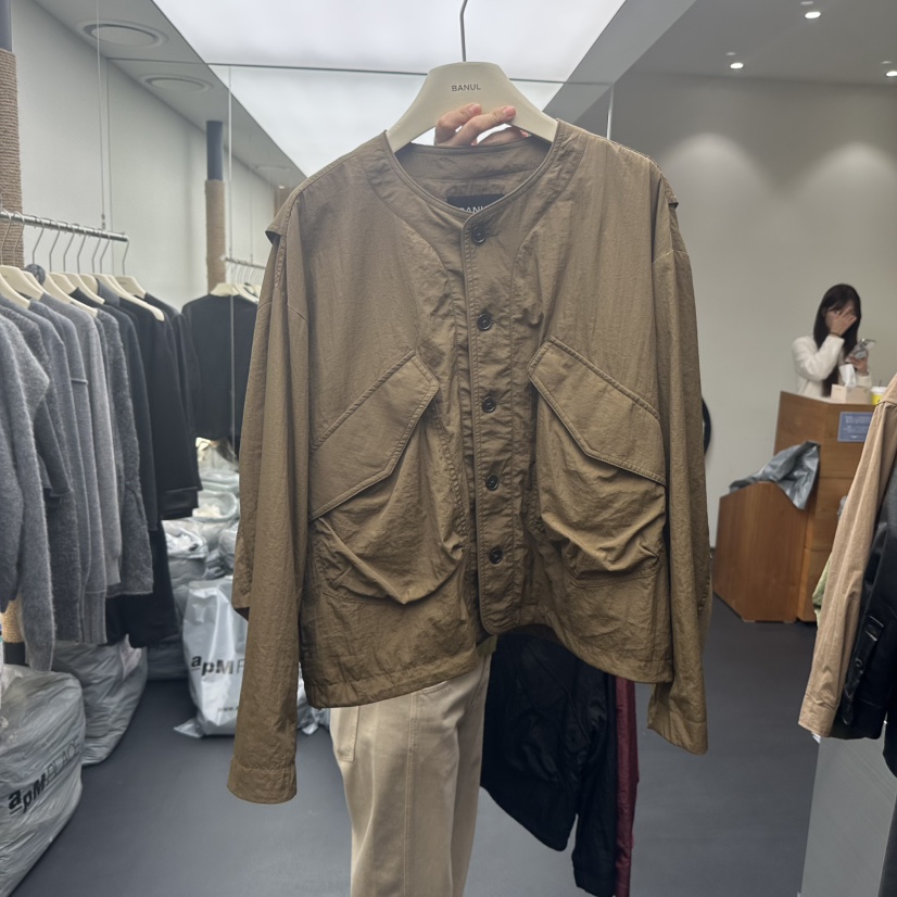 BANUL東大門㊣實拍女裝新款推薦時尚職業25秋冬休閑夾克寬松BANUL夾克圖色4