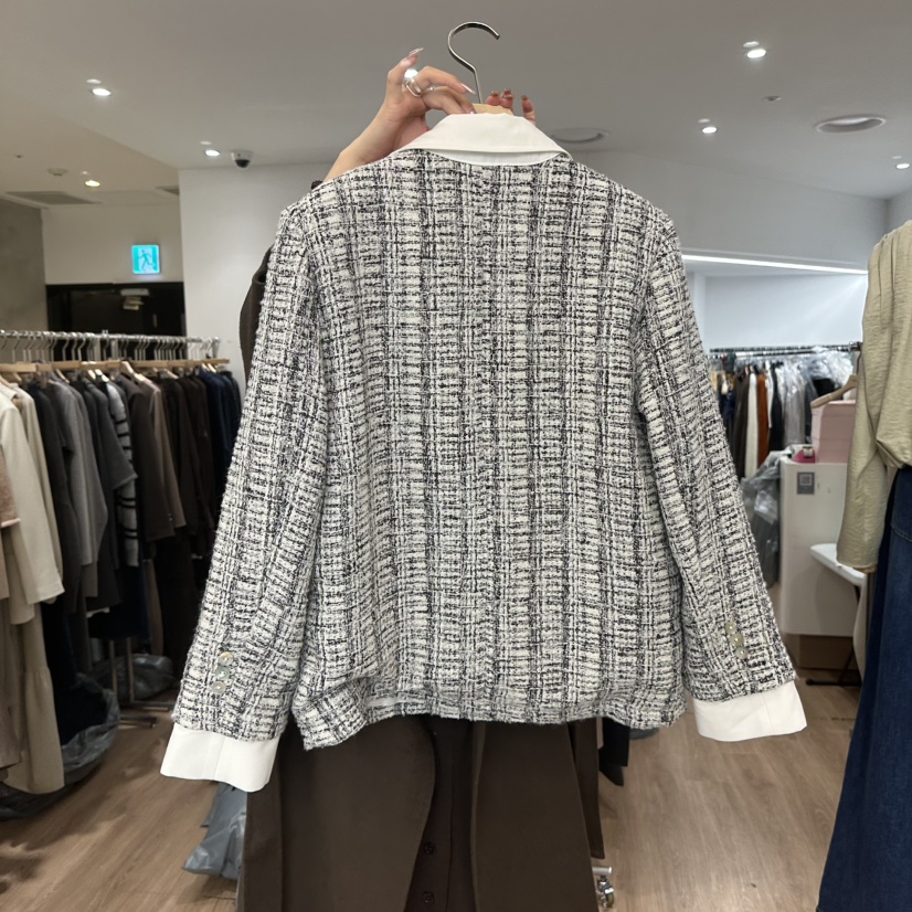 LEWIN東大門㊣直郵女士新品時尚休閑職業真品襯衫蕾絲衫粗花呢LEWIN襯衫/蕾絲衫