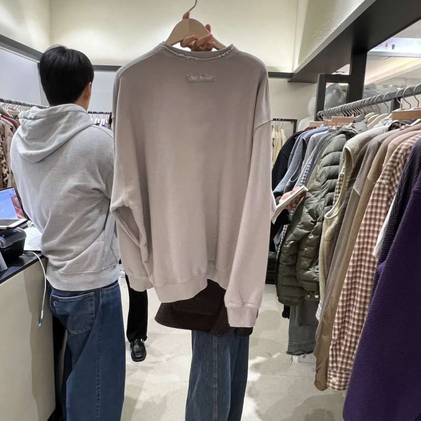 SELF SERVICE東大門㊣實拍女裝新款職業熱賣真品時尚25秋冬衛衣SELF SERVICE衛衣