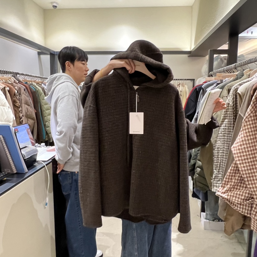 SELF SERVICE韓國代購㊣女裝新款人氣25秋冬推薦時尚真品夾克SELF SERVICE夾克