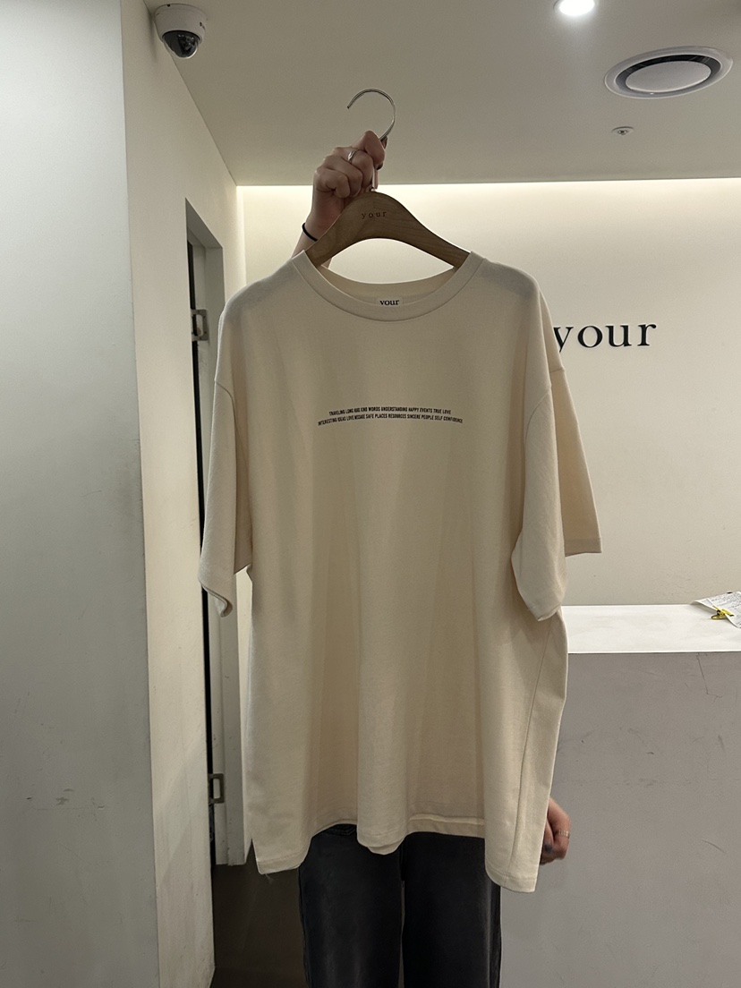 YOUR-P東大門㊣直郵女裝新品真品職業25秋冬推薦人氣時尚T恤YOUR-PT恤圖色2