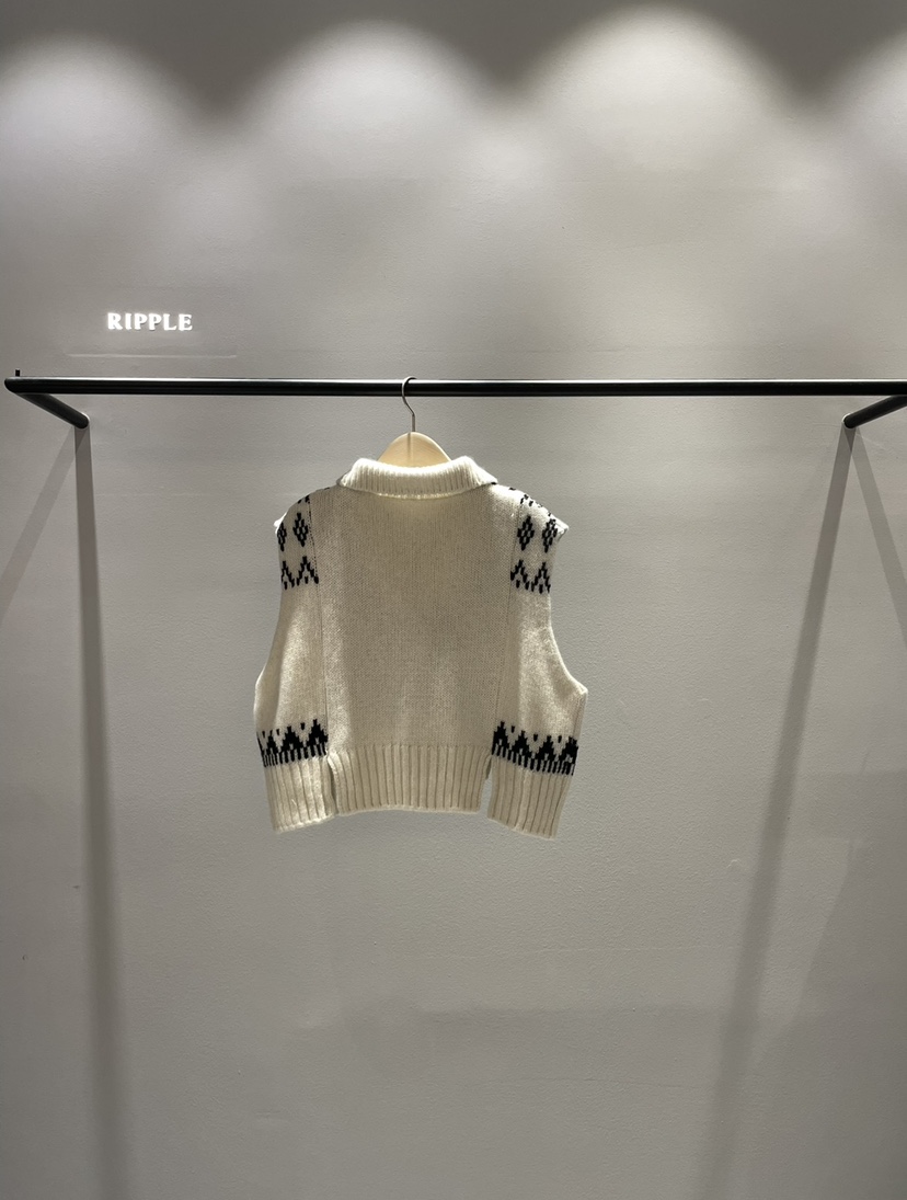 RIPPLE韓國直郵㊣女裝新品時尚真品職業休閑人氣推薦25秋冬馬甲RIPPLE馬甲