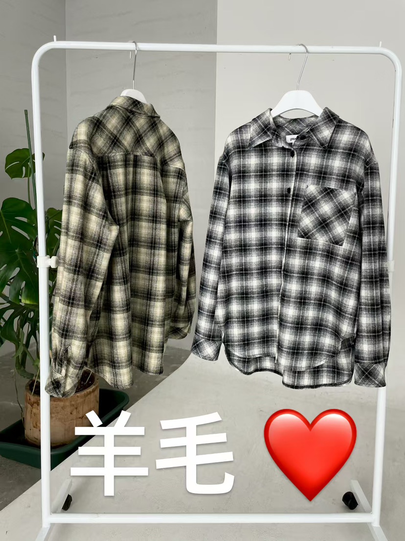 URBANE cloth韓國代購㊣女士新款時尚熱賣人氣襯衫蕾絲衫格紋URBANE cloth襯衫/蕾絲衫