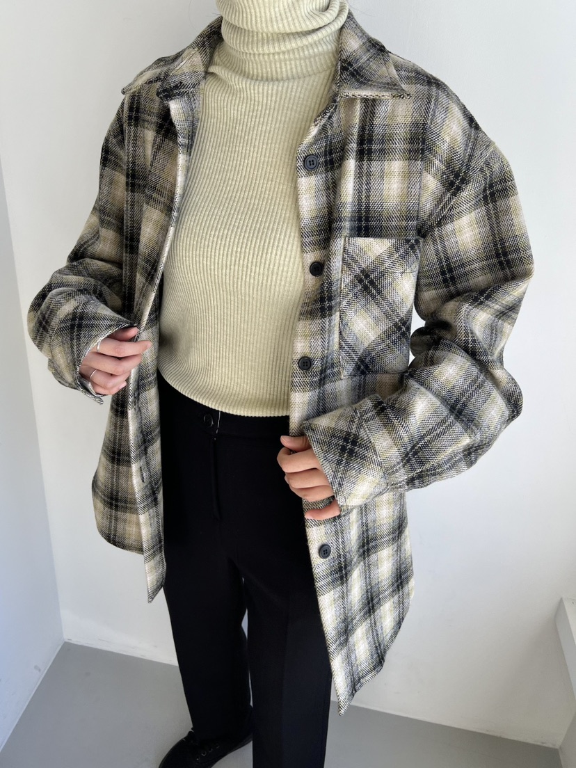 URBANE cloth韓國代購㊣女士新款時尚熱賣人氣襯衫蕾絲衫格紋URBANE cloth襯衫/蕾絲衫