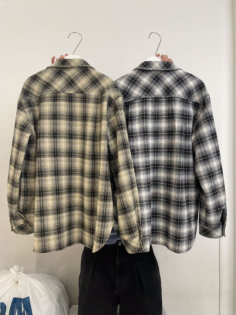 URBANE cloth韓國代購㊣女士新款時尚熱賣人氣襯衫蕾絲衫格紋URBANE cloth襯衫/蕾絲衫