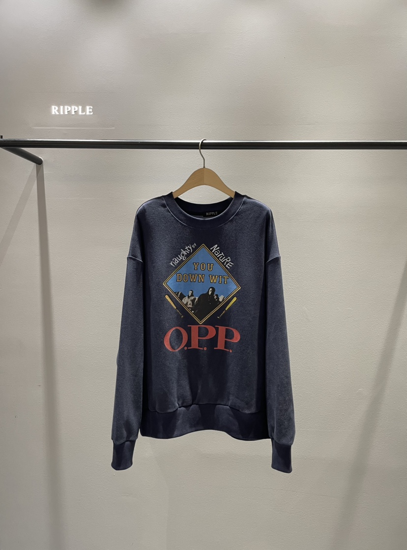 RIPPLE韓國代購㊣女士新品推薦熱賣25秋冬休閑人氣時尚衛衣RIPPLE衛衣圖色2