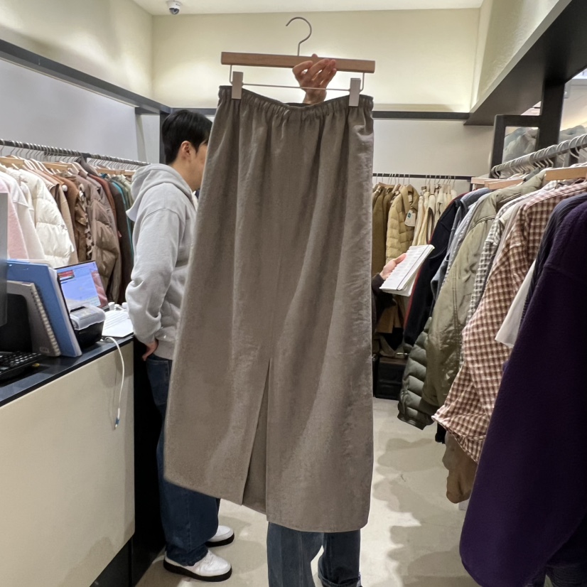 SELF SERVICE韓國直郵㊣女裝新品時尚職業半身裙中短裙柔軟SELF SERVICE半身裙/中短裙