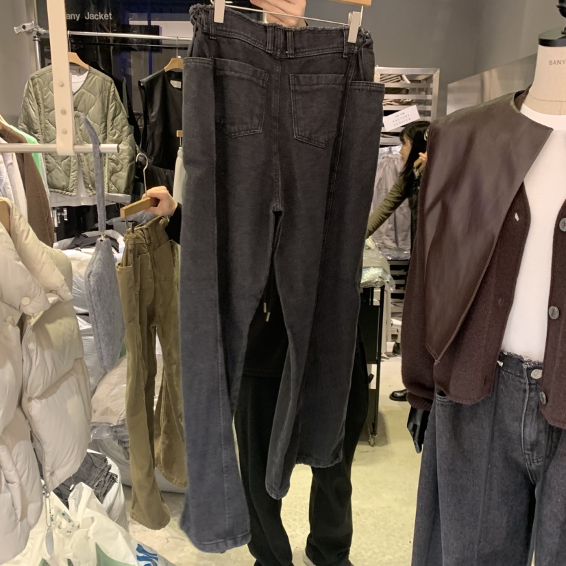 BANY ANCO韓國代購㊣女士新款真品時尚推薦人氣休閑褲工裝褲BANY ANCO休閑褲