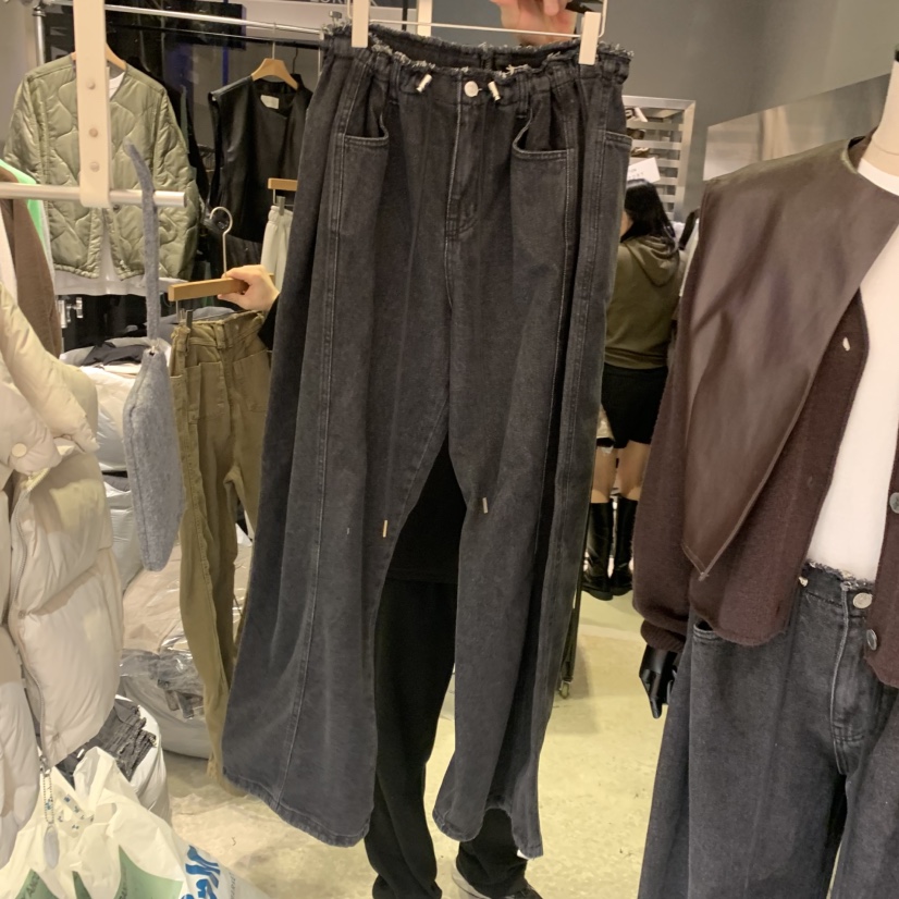 BANY ANCO韓國代購㊣女士新款真品時尚推薦人氣休閑褲工裝褲BANY ANCO休閑褲圖色2