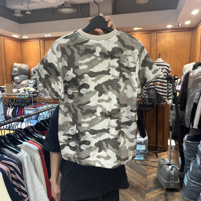 GARMENT-P韓國代購㊣女裝新品人氣時尚熱賣真品職業T恤迷彩GARMENTT恤