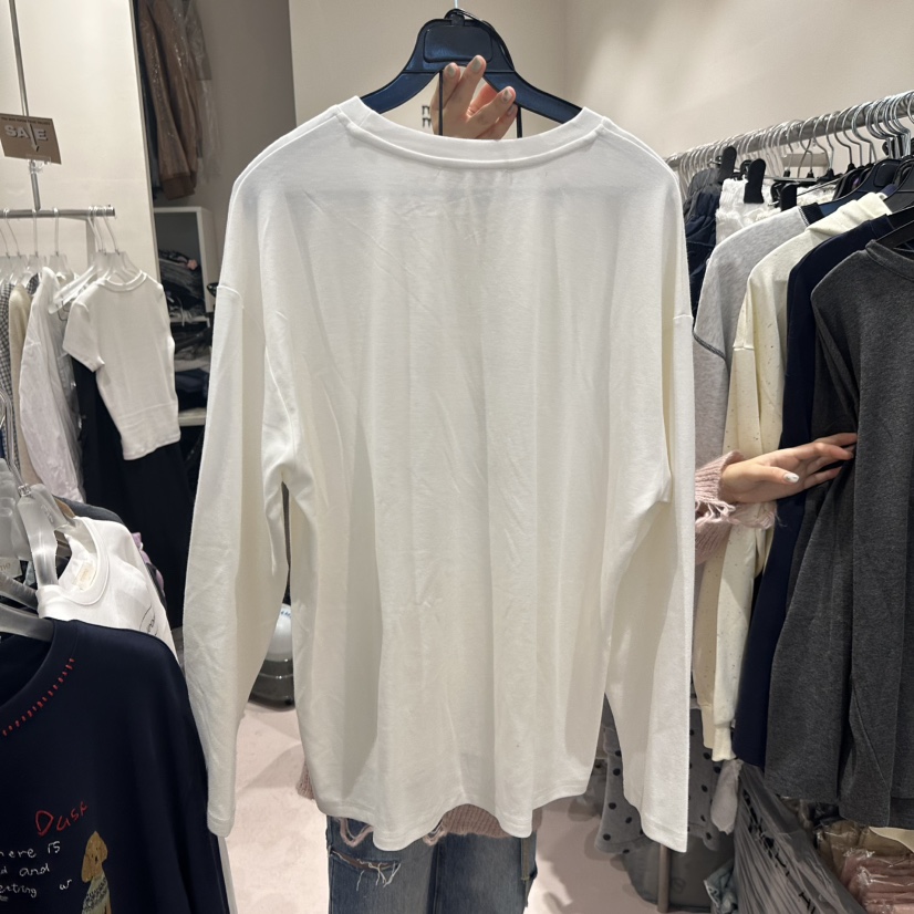 MIMME東大門㊣直郵女裝新品真品推薦職業熱賣25秋冬長袖T恤MIMME長袖T恤