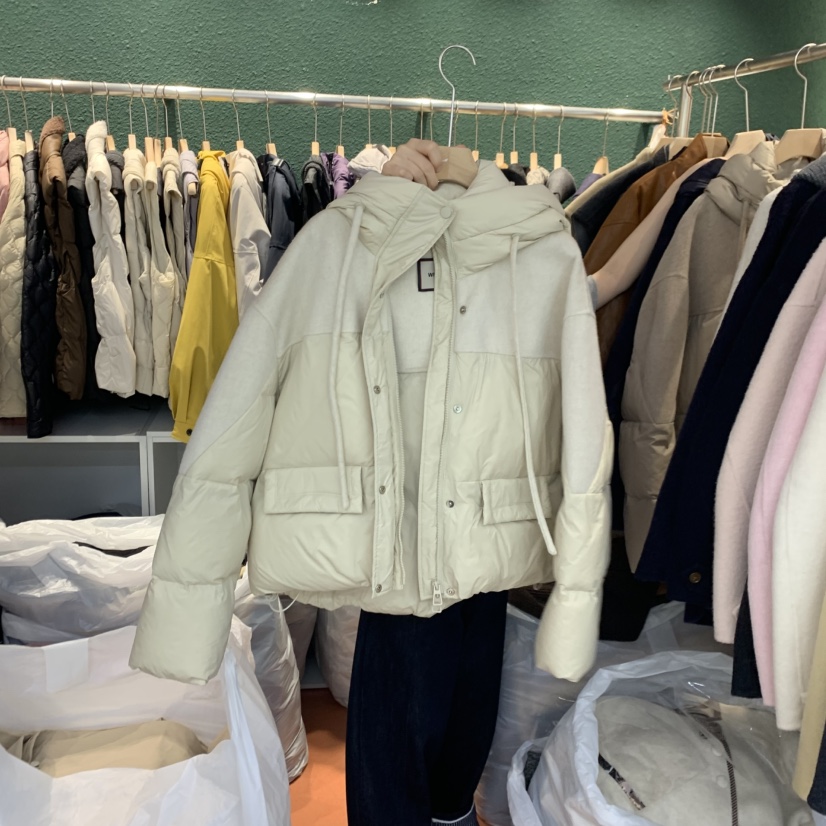 SIMPLE PARK/WMSTORY東大門㊣實拍女裝新款熱賣短款羽絨服填充SIMPLE PARK/WMSTORY短款羽絨服圖色2