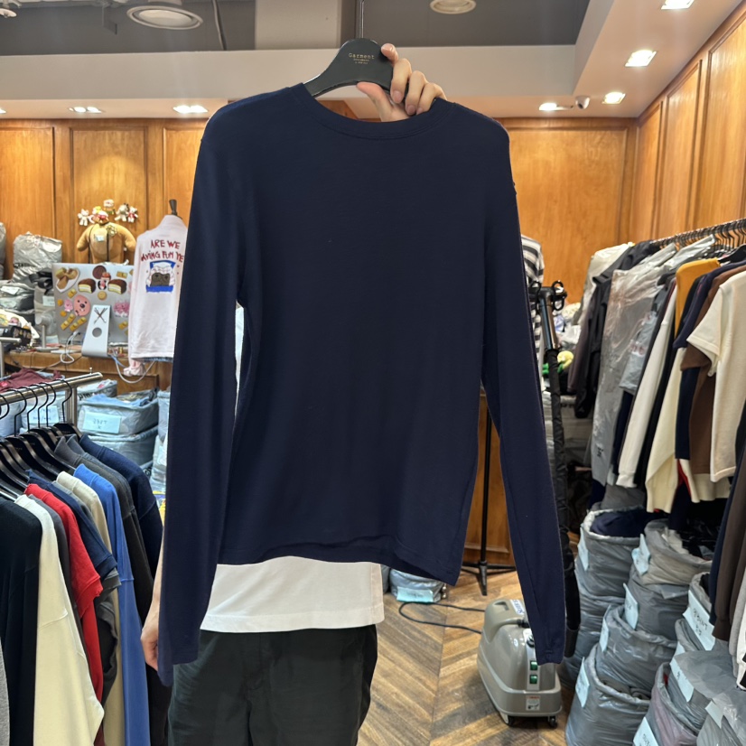 GARMENT-P東大門㊣代購女裝新品人氣推薦休閑長袖T恤天絲羊毛GARMENT長袖T恤圖色5